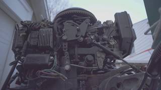 Outboard control cable adjustment for shifting gears - forward / reverse