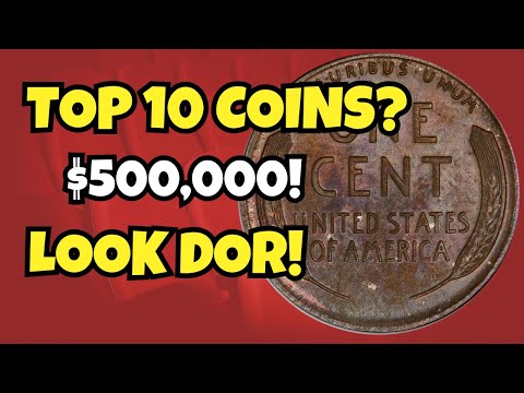 TOP 10 Most Valuable Coins in Circulation - Rare Pennies Worth Money
