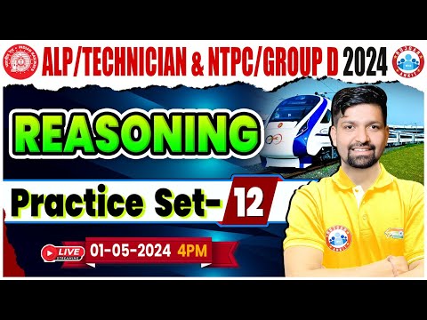 Railway ALP/ Technician Reasoning, NTPC/Group D Reasoning, ALP/Technician Reasoning Practice Set 12