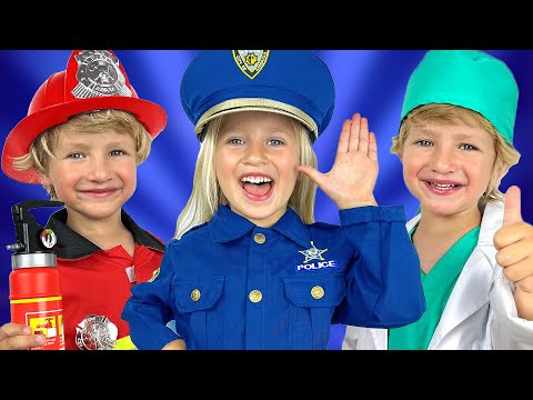 Jobs and Career Song + more Children's Songs with Katya and Dima