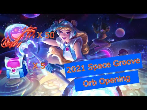 50 Space Groove Orbs 2021 - $100 Worth of Orbs +5 Grab bags! - League of Legends