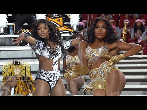 AAMU Dancin Divas vs ASU Stingettes (Epic Battle!!) 5th Qt @ Magic City Classic 2023 (Dancers View)