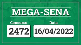 Capa de MEGA-SENA 2472