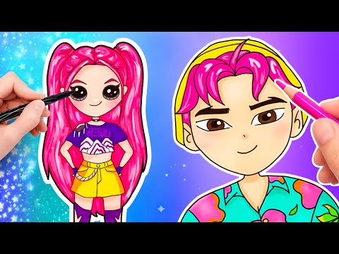 Marker Magic! 🪄 The K-pop Demon Hunters Art by Slime Sam!