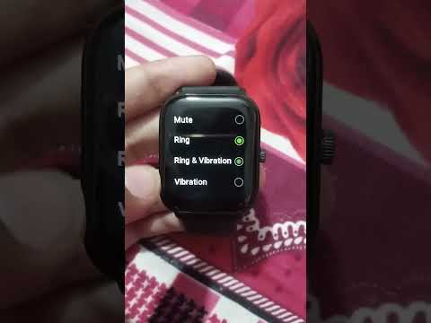 how to set ring and vibration in noice smart watch #short #trending #ytshort #viral