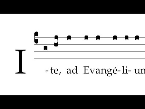 Ad dimittendum populum: Ite, ad evangelium Domini annuntiandum