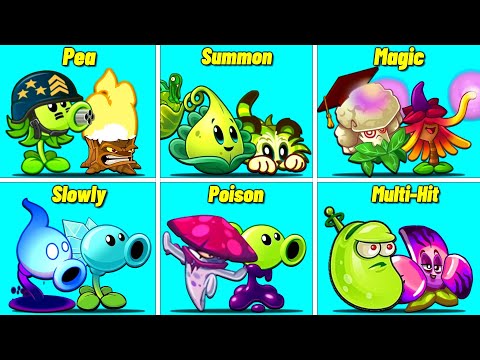 PvZ2 - 6 Pairs Plant Battlez - Which Team Plants is Best?