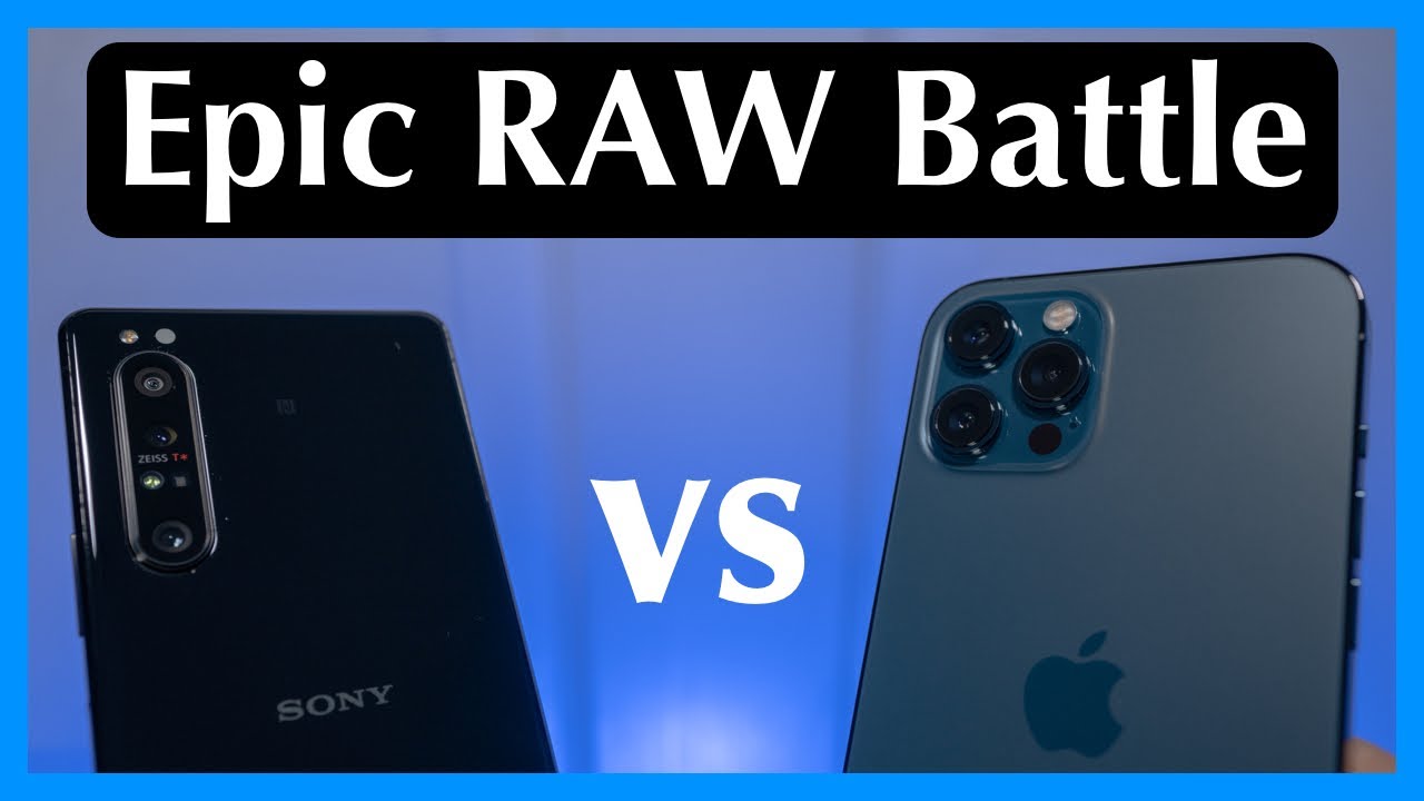 Sony Xperia 1 II vs iPhone 12 Pro Max - Epic RAW vs ProRAW comparison