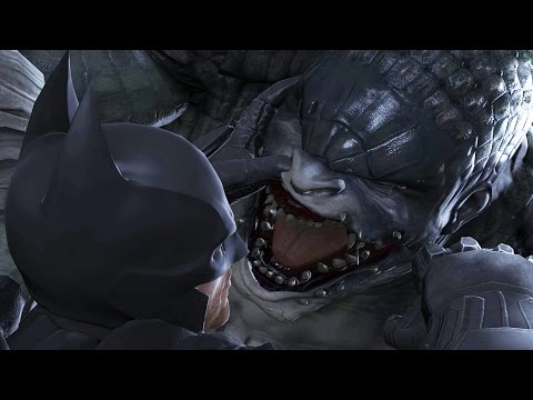 Batman Arkham Origins: Killer Croc Boss Fight (4K 60fps)