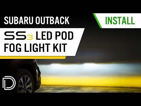 How to Install SS3 Fog Light Kit for 05-09 & 13-19 Subaru Outback | Diode Dynamics