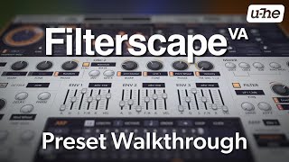 Video thumbnail for Filterscape VA: The Virtual Analogue Synth – Preset Walkthrough by u-he