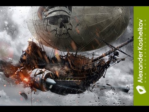 The Lord of Photoshop creates a breathtaking aerial battle