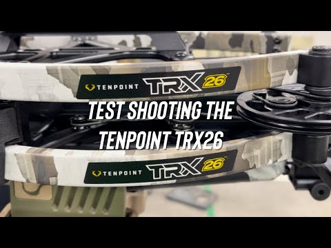 Shooting the TenPoint TRX 26 Crossbow - NEW FOR 2025