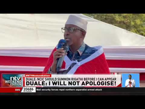 Health CS Duale wants Rigathi Gachagua to appear before NCIC before him