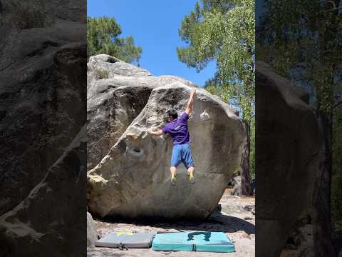 Le Jeté d’Or 6a 91.1 Fontainebleau #climbing #bouldering