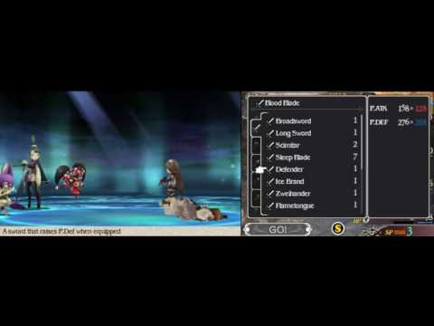 [Bravely Default] Victoria, Kikyo, Artemia - Hard - Solo Agnés