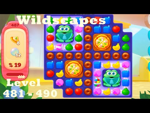 Wildscapes Level 481 - 490 HD Walkthrough | Gameplay | 3 - match game | ios | android | pc | app