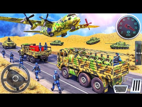 US Army Military Truck Driving 3D | Real Army Transport Truck Driving Simulator 3D Android Gameplay 