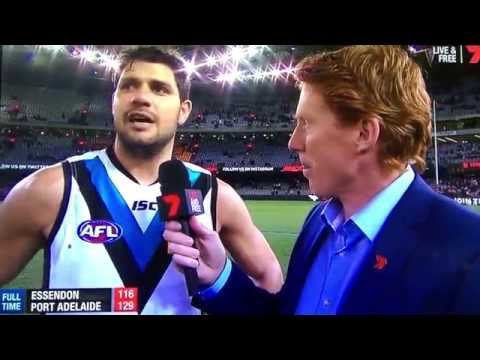 Last 41 seconds Port Adelaide vs Essendon round 17 2015