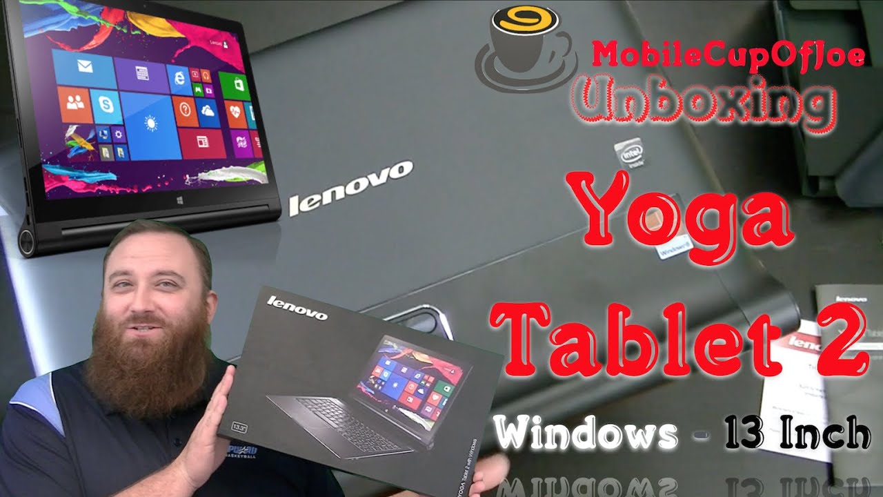 Lenovo Yoga Tablet 2 - Unboxing - 13 Inch Windows