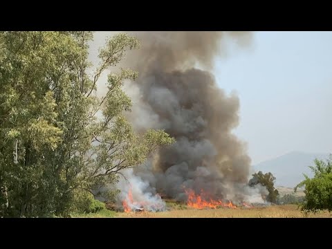 Smoke rises in northern Israel after rockets fired from Lebanon | AFP