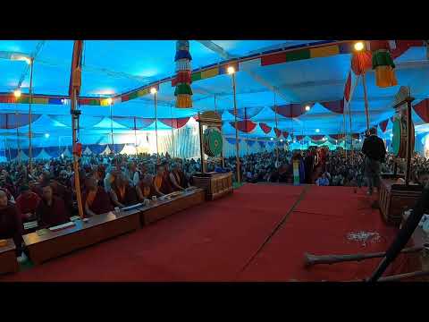 H. E Kyabje Choktul Pema Rigtsal Rinpoche offering Drol Tsok. Ktm Nepal