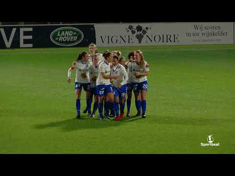 AA Gent ladies vs RSC Anderlecht woman Kwartfinale BVB 2 1 De Goals