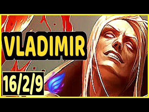 MAGIFELIX (VLADIMIR) vs KATARINA - QUADRAKILL 16/2/9 KDA MID CHALLENGER GAMEPLAY - EUW