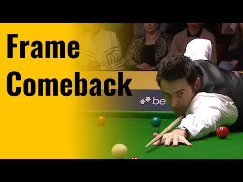 When Frames Look Lost! Ronnie Ronnie O’Sullivan’s Frame Comebacks! Master of Recovery!