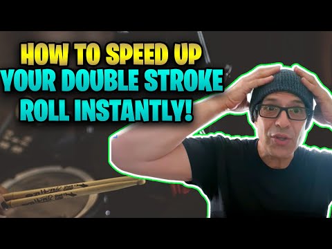 How To Speed Up Your Double Stroke Roll FAST: FREE Drum Lesson (Paul Monroe)