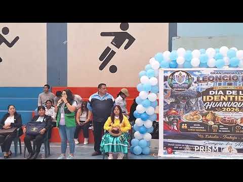 CELEBRACIÓN DEL DÍA DE LA IDENTIDAD HUANUQUEÑA EN EL NIVEL SECUNDARIA DEL TURNO MAÑANA