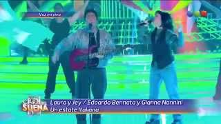 Laura Esquivel y Jey Mammon son Gianna Nannini y Edoardo Bennato - Tu Cara Me Suena (Gala 9)