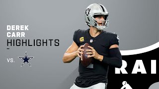 Derek Carr's Best Plays vs. Cowboys in Week 12 | NFL 2021 Highlights