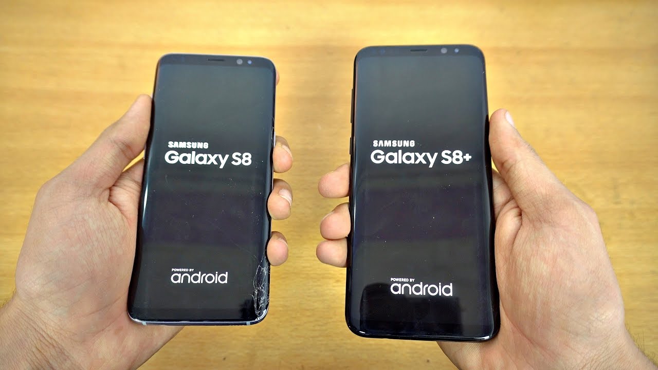 Samsung Galaxy S8 vs S8 Plus - Speed Test! (4K)