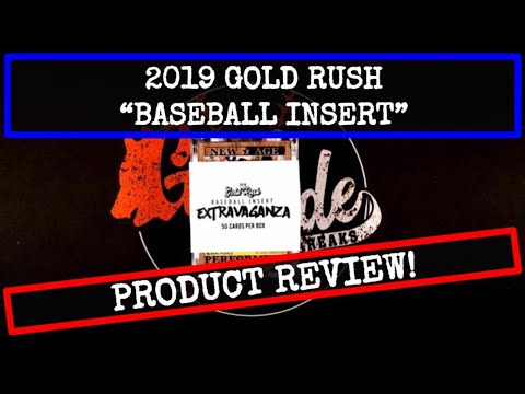 2019 Gold Rush Baseball Insert Community Product Review