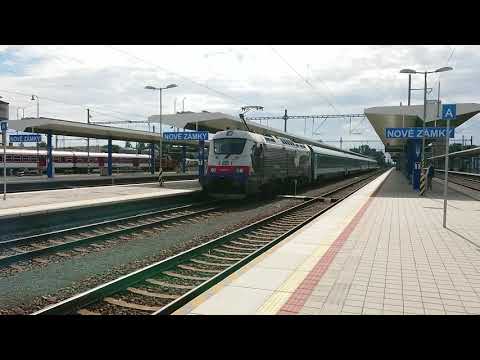 Odchod EC 130 Báthory zo žst. Nové Zámky.