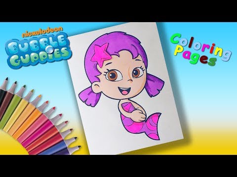 #BubbleGuppies Coloring #forkids Oona Coloring pages Video
