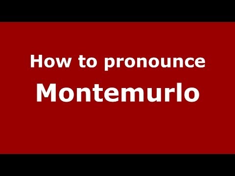 How to pronounce Montemurlo (Italian/Italy) - PronounceNames.com
