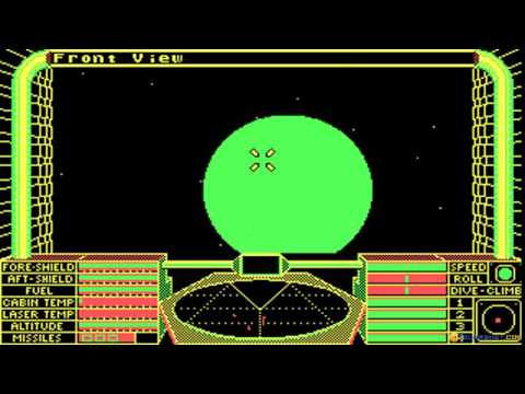Elite gameplay (PC Game, 1984)