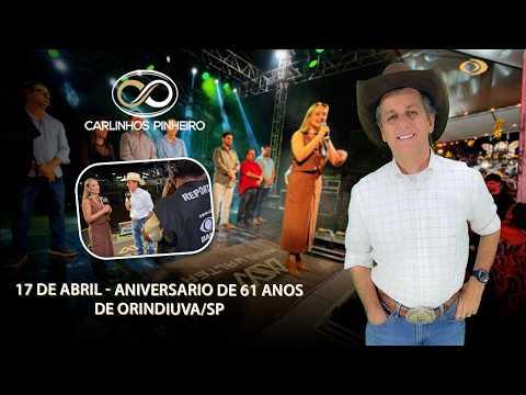 Orindiúva celebra 61 Anos com grande festa e energia contagiante.