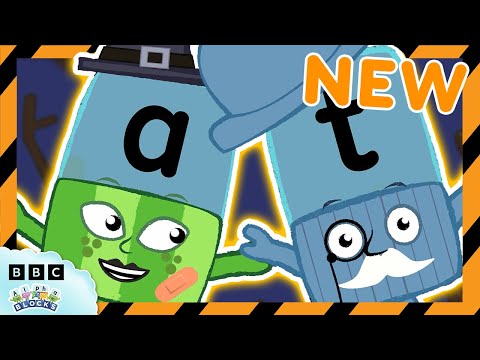 ハロウィン ソング 🎃 AとTで読み方を学ぼう | BAT, CAT, HAT | @officialalphablocks (Silly Spooky Halloween Song 🎃 Learn to Read with A and T | BAT, CAT, HAT | @officialalphablocks)