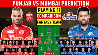 PBKS vs MI Dream11 Prediction IPL 2023 | Punjab vs Mumbai Dream11 Team | Dream11 Team of Today Match