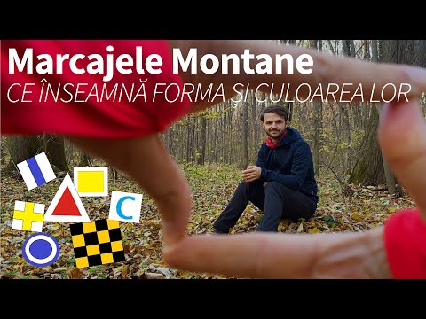 Marcajele montane de pe trasee | Ce înseamnă forma și culoarea lor?