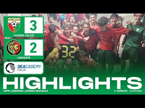 Cassina Calcio - Carugate 3-2 | Gol & Highlights | Juniores Regionale 2025/26