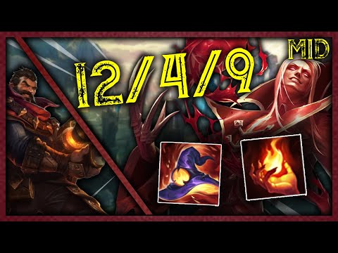 4 Million Mastery Vladimir Mid vs Graves Mid Matchup || 12/4/9