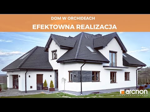 Dom w orchideach – Efektowna realizacja I ARCHON+ Projekty Domów