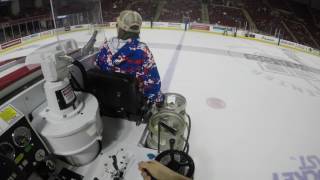 UMass Zamboni POV - 4k - 1st Intermission - 2/24/2017