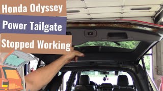Honda Odyssey: Power Tailgate Stopped Working