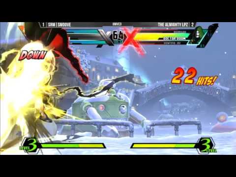 ROAD TO MI MASTERS UMvC3 SRM Smoove vs 2PCB Almighty LPZ