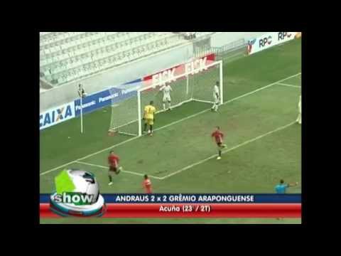Gols de Andraus Brasil 2 x 2 Grêmio Araponguense
